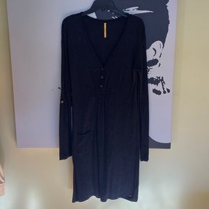 Grey Lole Soft Knit Dress w/Adjustable Sleeves - Size M
